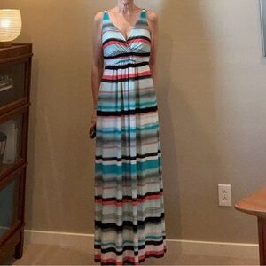 Soma, jersey knit maxi dress, size Medium
